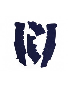 PROTEÇÕES DE CHASSIS GOMA DE BORRACHA VIBRAM YAMAHA YZ-F 450 2010 - 2013 AZUL